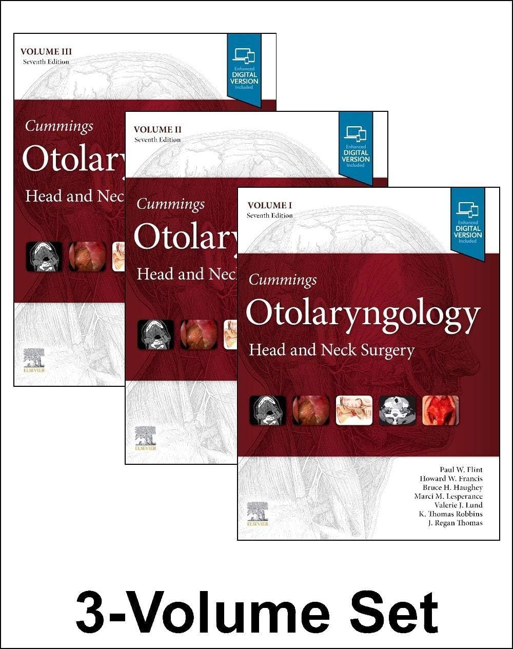Cummings Otolaryngology: Head and Neck Surgery, 3-Volume Set by Paul W. Flint MD