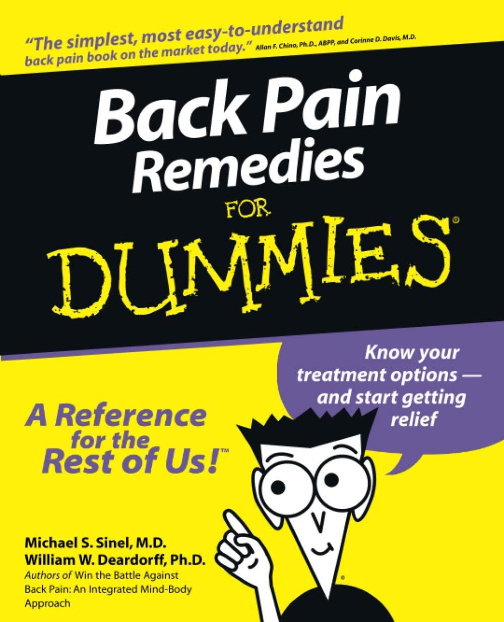Back Pain Remedies For Dummies by Michael S. Sinel