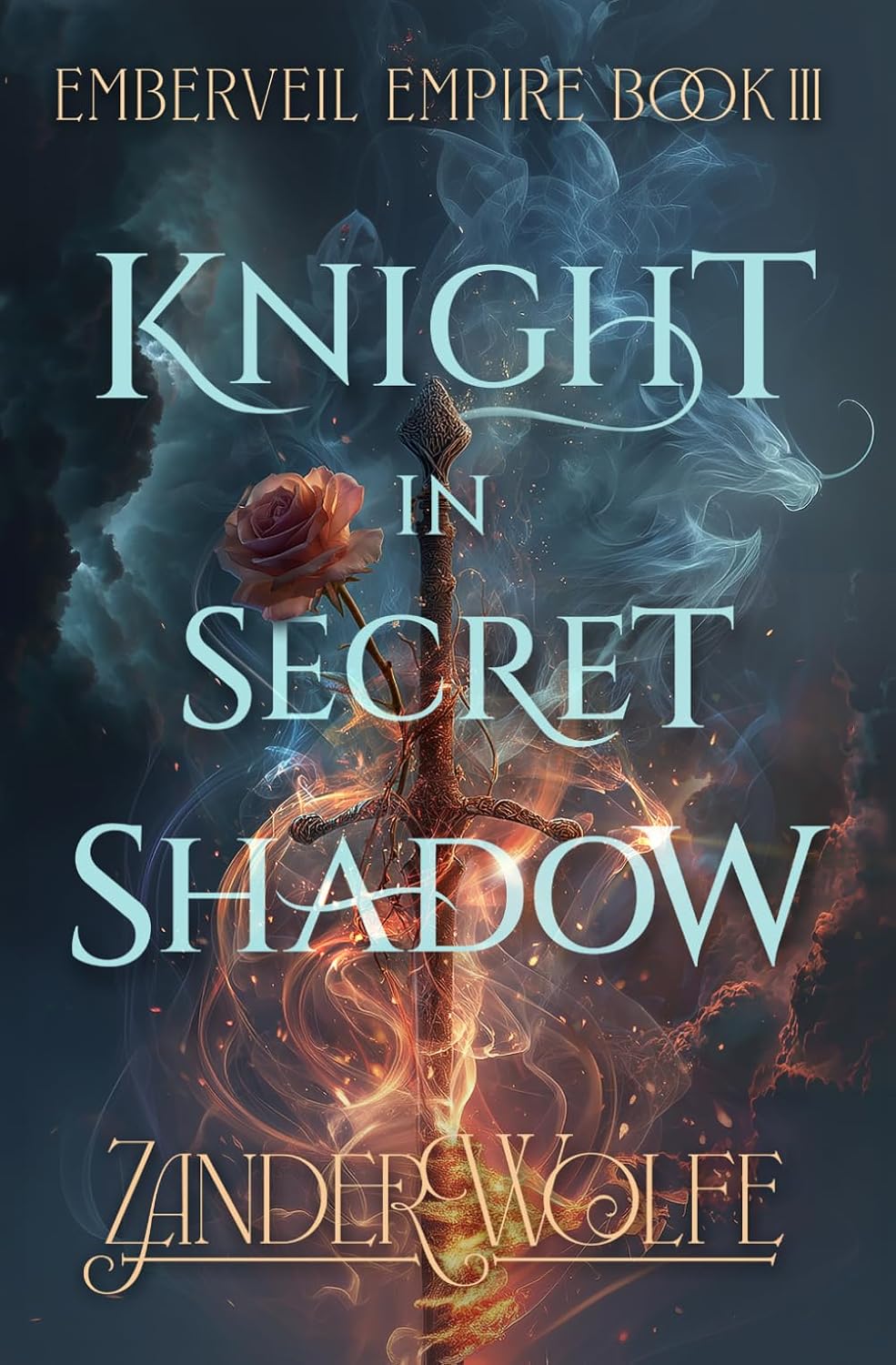 Knight in Secret Shadow: A Dragon Rider Romantasy (Emberveil Empire) by Zander Wolfe