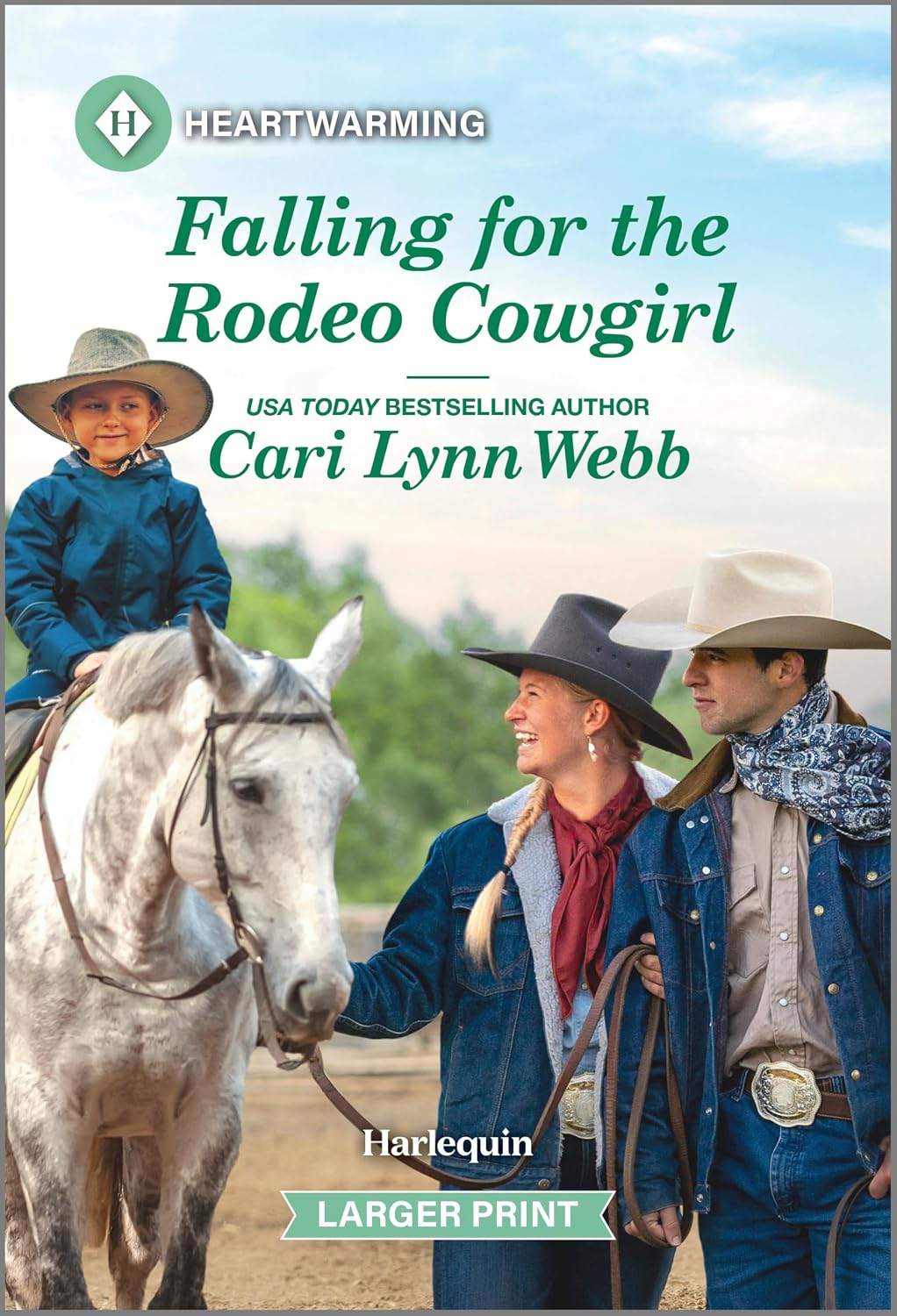 Falling for the Rodeo Cowgirl: A Clean and Uplifting Romance – A Sweet Second Chance Small Town Contemporary Tale (A Three Springs, Texas Romance, 2) by Cari Lynn Webb