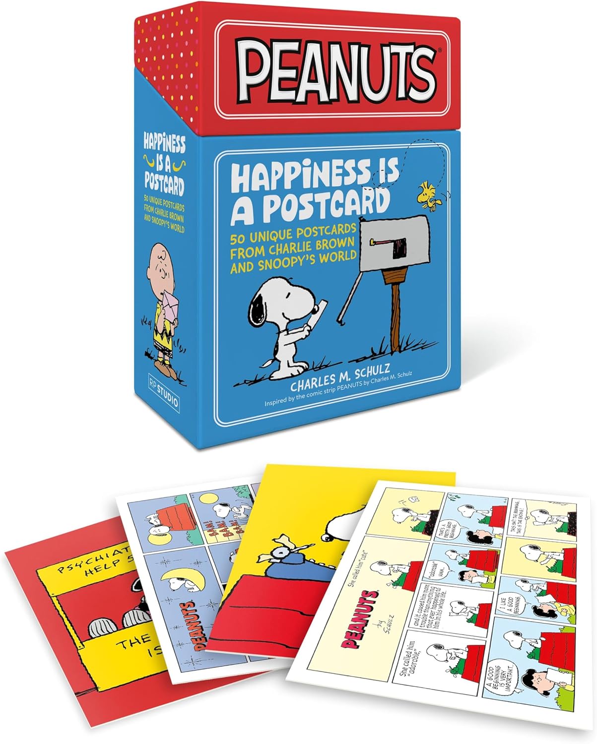 Peanuts: Happiness Is a Postcard: 50 Unique Postcards from Charlie Brown and Snoopy’s World by Charles M. Schulz