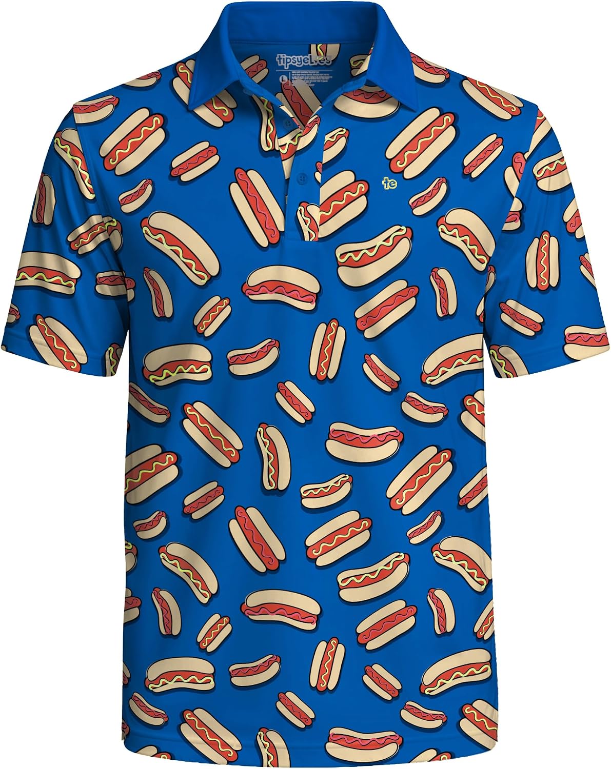 Tipsy Elves Men's Funny Golf Polo Shirt - Novelty Golf Apparel