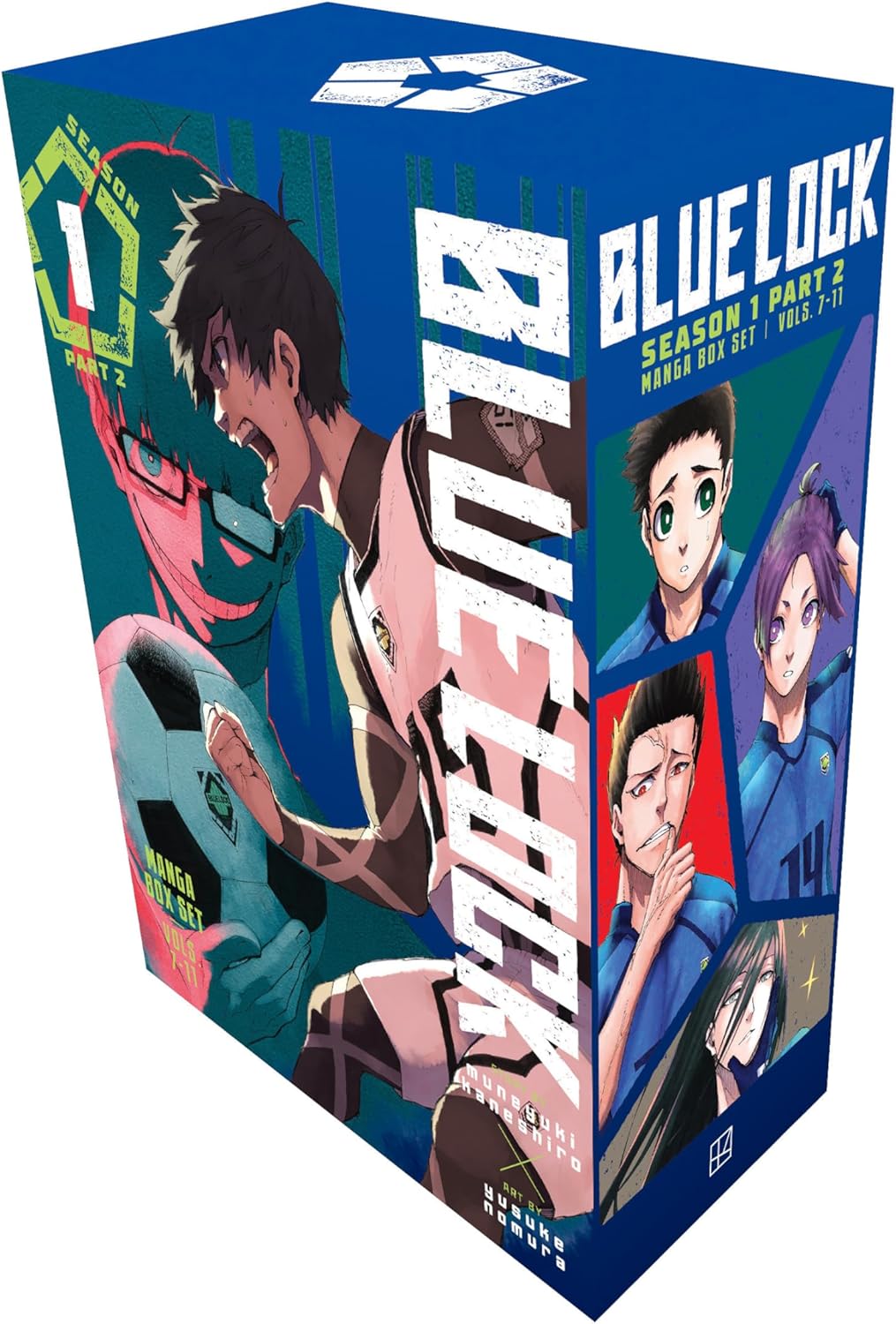Blue Lock Season 1 Part 2 Manga Box Set (Blue Lock Manga Box Set) by Muneyuki Kaneshiro