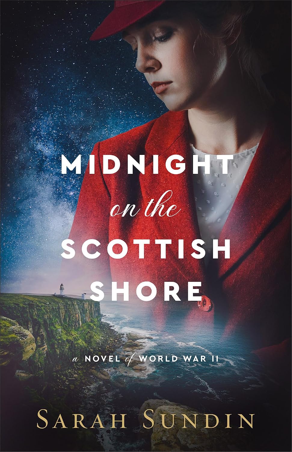 Midnight on the Scottish Shore: WWII Spy Historical Fiction with Mystery, Suspense, and Enemies to Lovers Clean Romance by Sarah Sundin