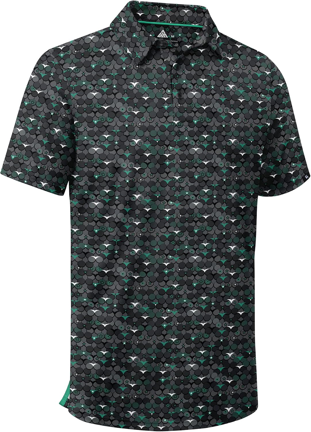 SWISSWELL Men's Moisture Wicking Performance Collared Short Sleeve Golf Shirt