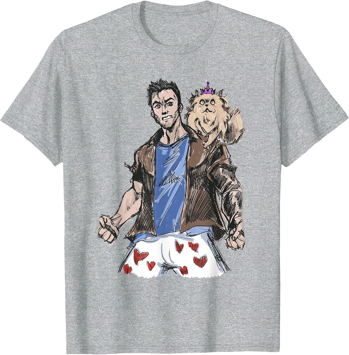 Sketchbook Princess Donut and Carl Book T-Shirt