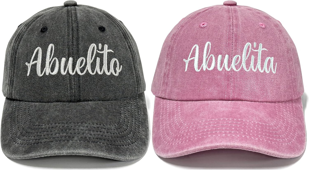 Grandpa Grandma Dad Mom Uncle Auntie Matching Hats for Men Women