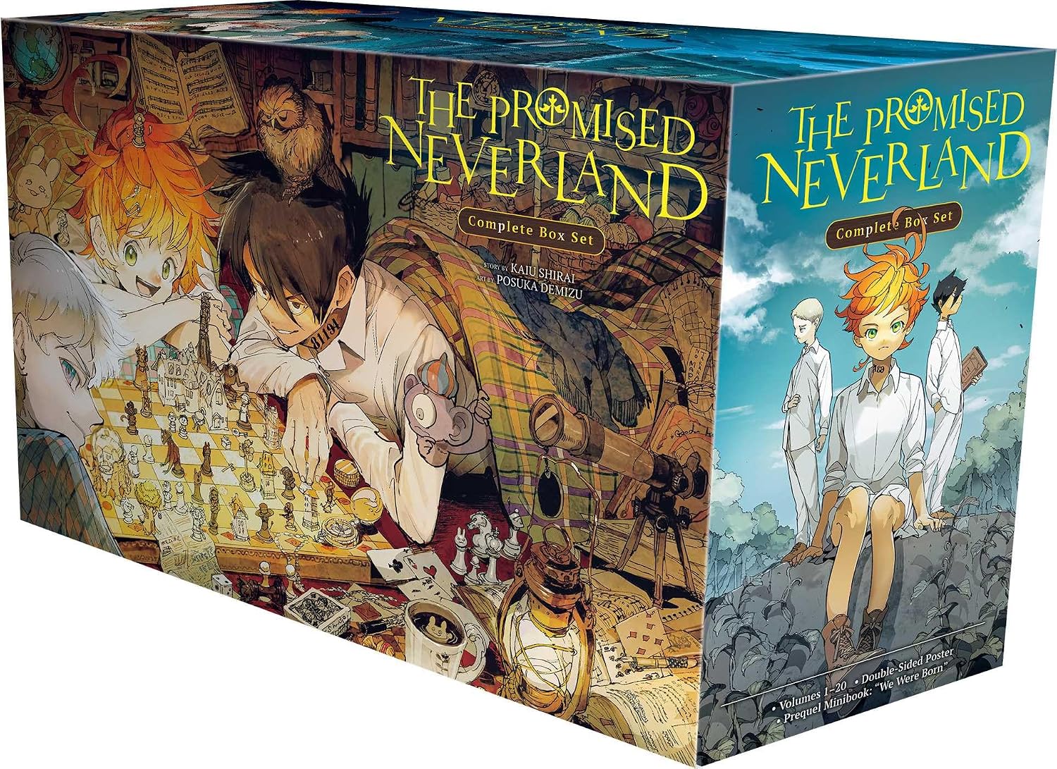 The Promised Neverland Complete Box Set: Includes volumes 1-20 with premium by Kaiu Shirai