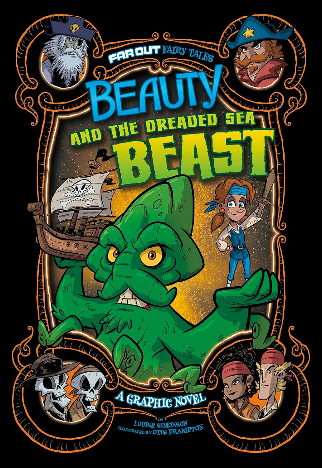 Beauty and the Dreaded Sea Beast: A Graphic Novel (Far Out Fairy Tales) by Louise Simonson