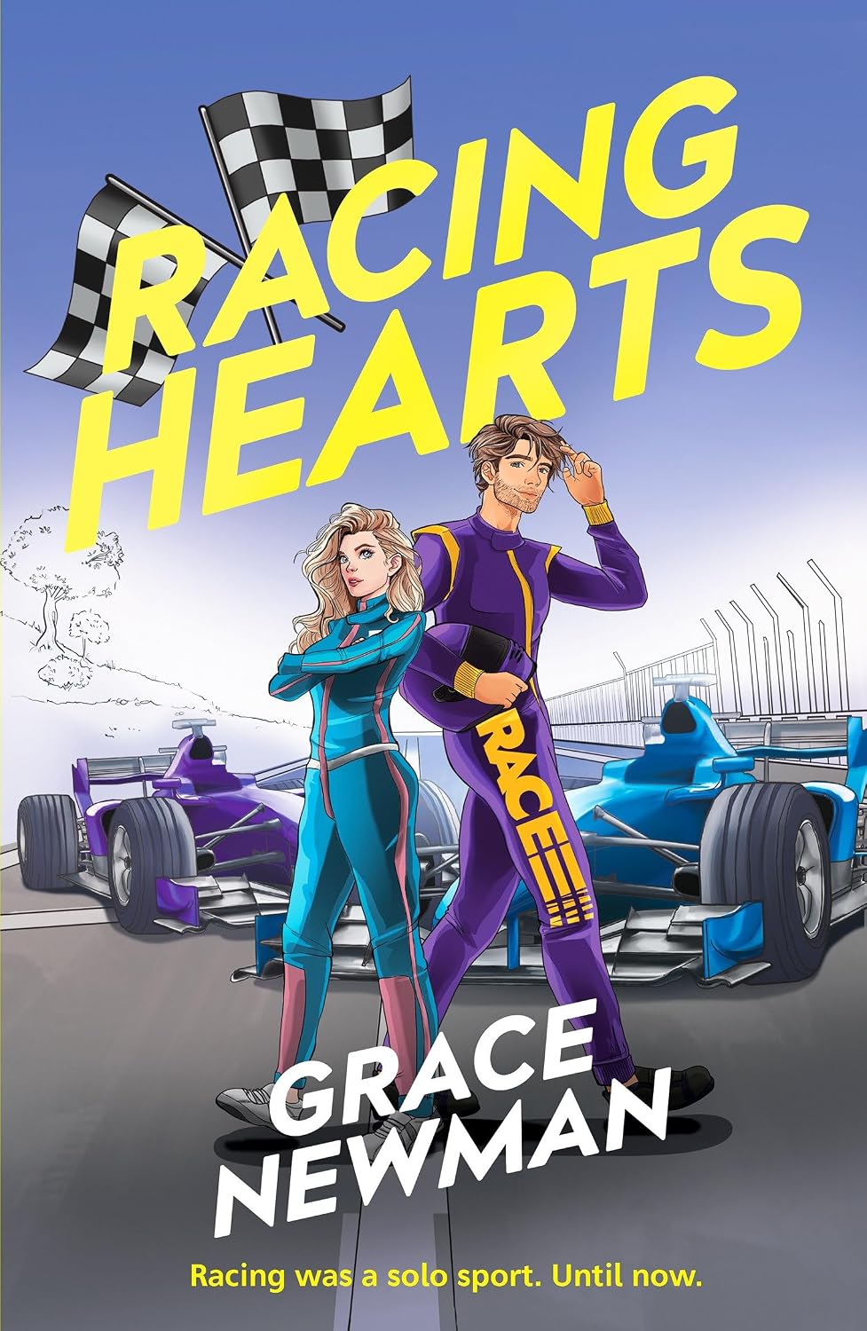 Racing Hearts: A spicy, rivals to lovers F1 romance by Grace Newman
