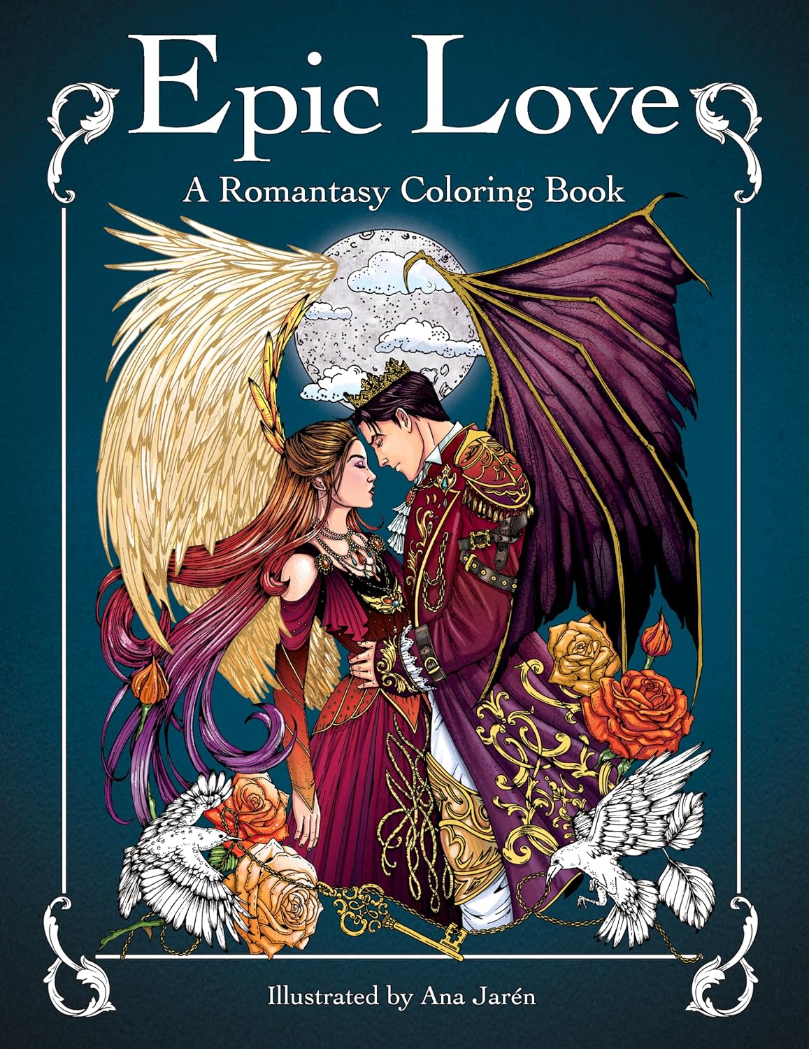 Epic Love: A Romantasy Coloring Book by Ana Jarén