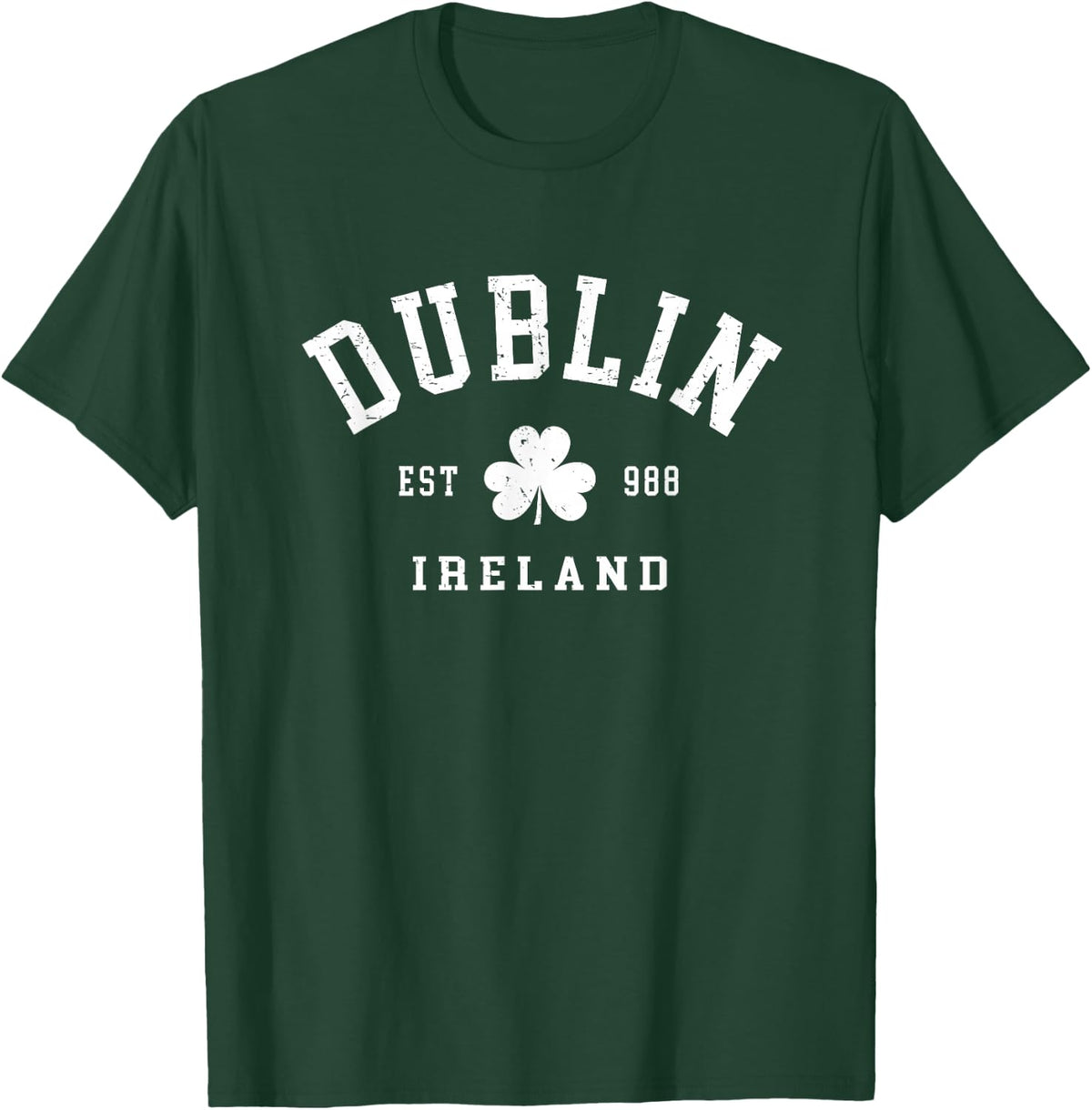 Vintage Dublin Ireland Irish Retro Throwback Mens Womens Kid T-Shirt