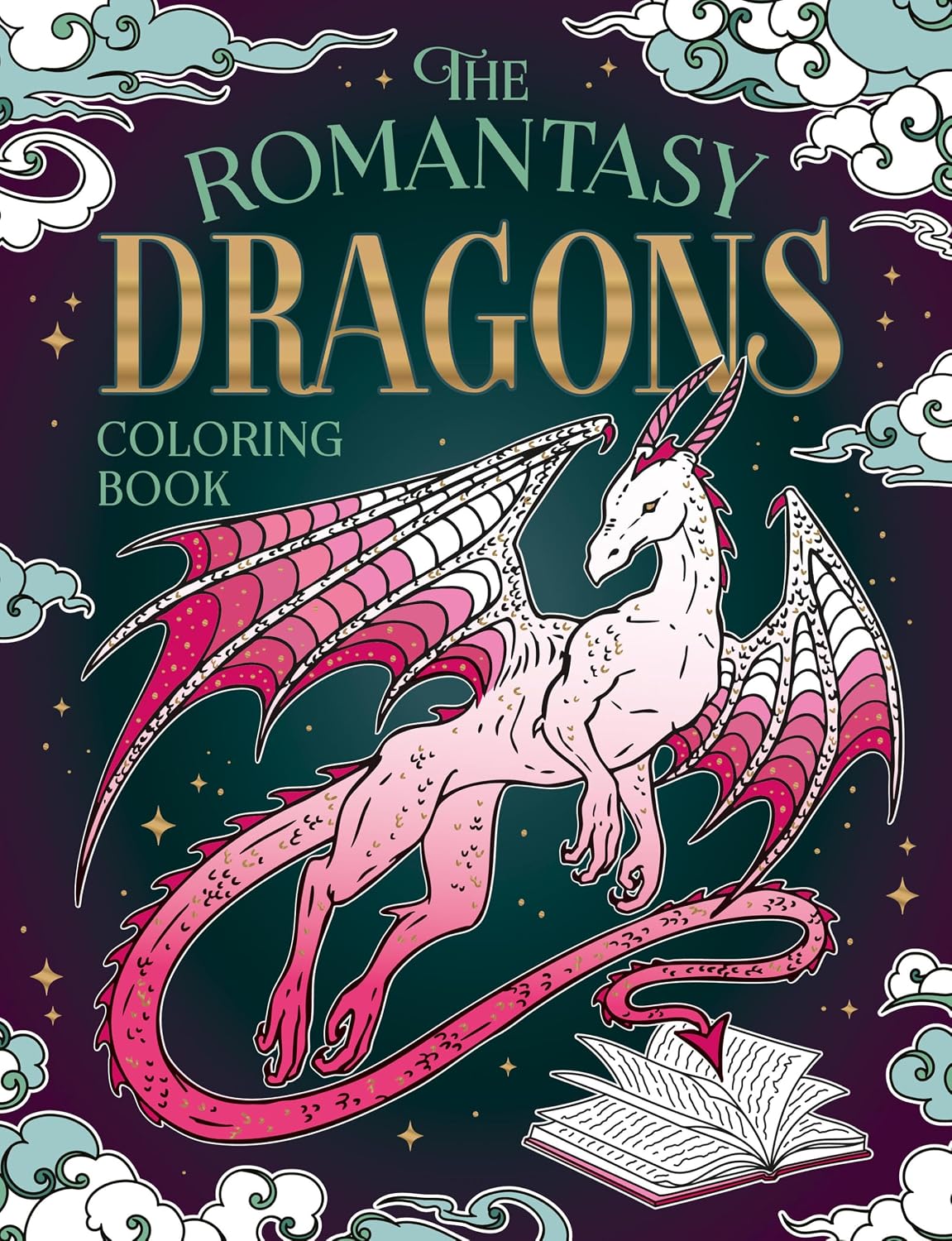 The Romantasy Dragons Coloring Book: A Fantastical Journey of Color and Creativity by Summersdale Publishers
