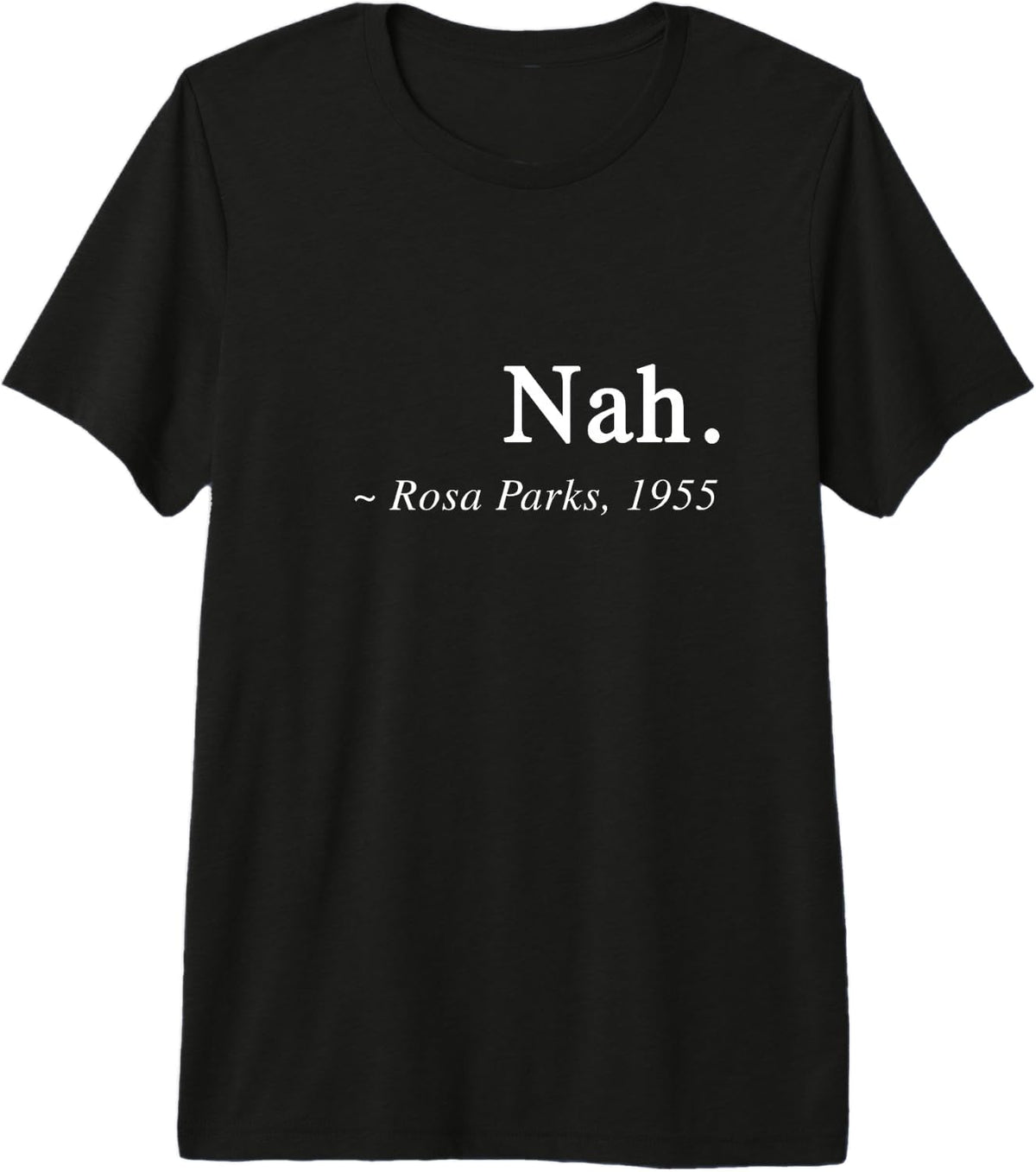 Rosa Park Quote Black Movement Protest T-Shirt Premium Tri-Blend T-Shirt