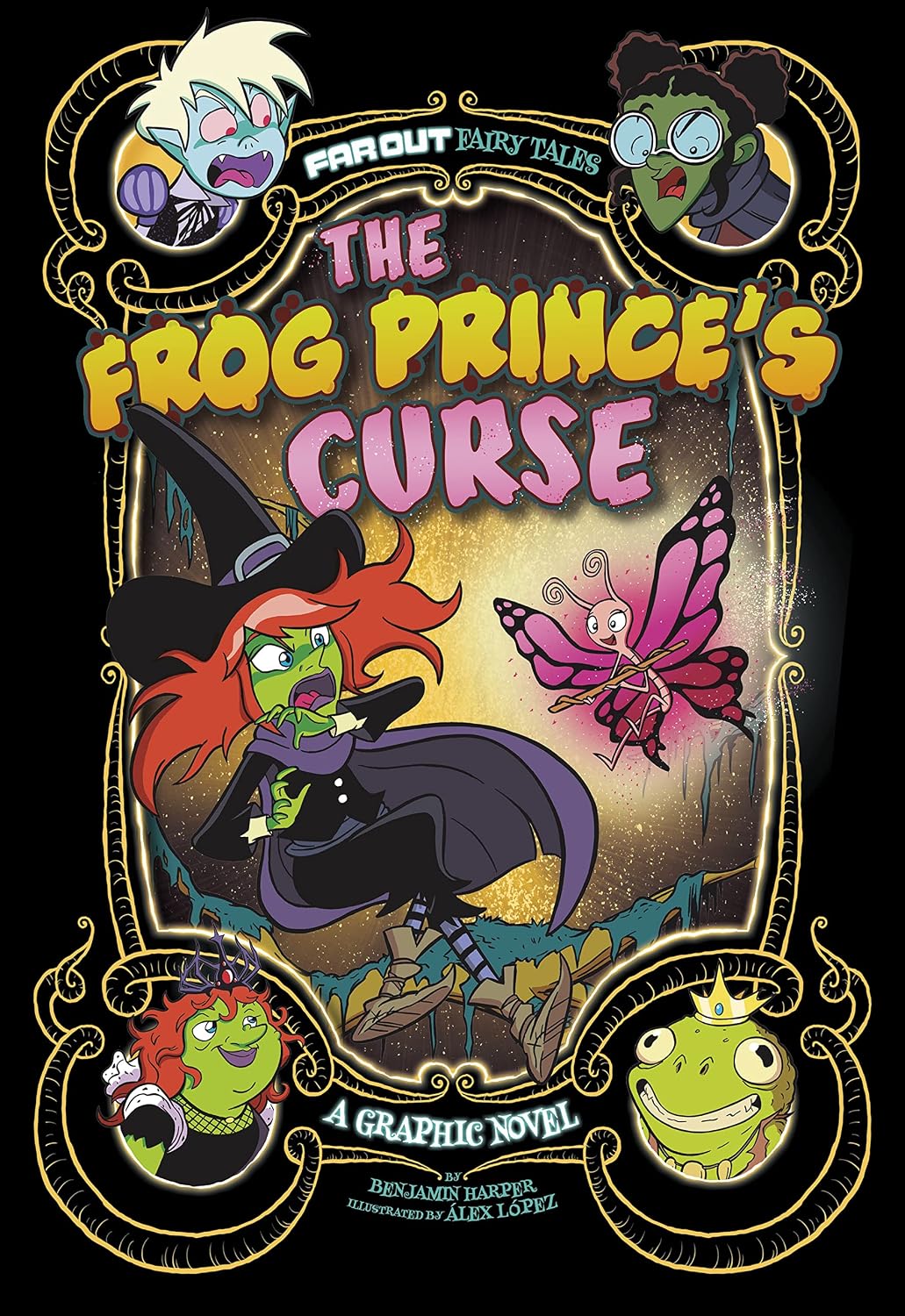 The Frog Prince's Curse: A Graphic Novel (Far Out Fairy Tales) by Benjamin Harper