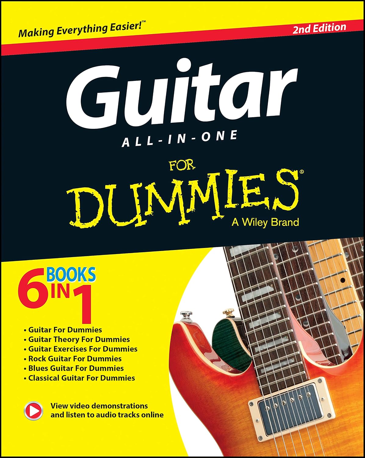 Guitar All-in-One For Dummies: Book + Online Video and Audio Instruction by Hal Leonard Corporation