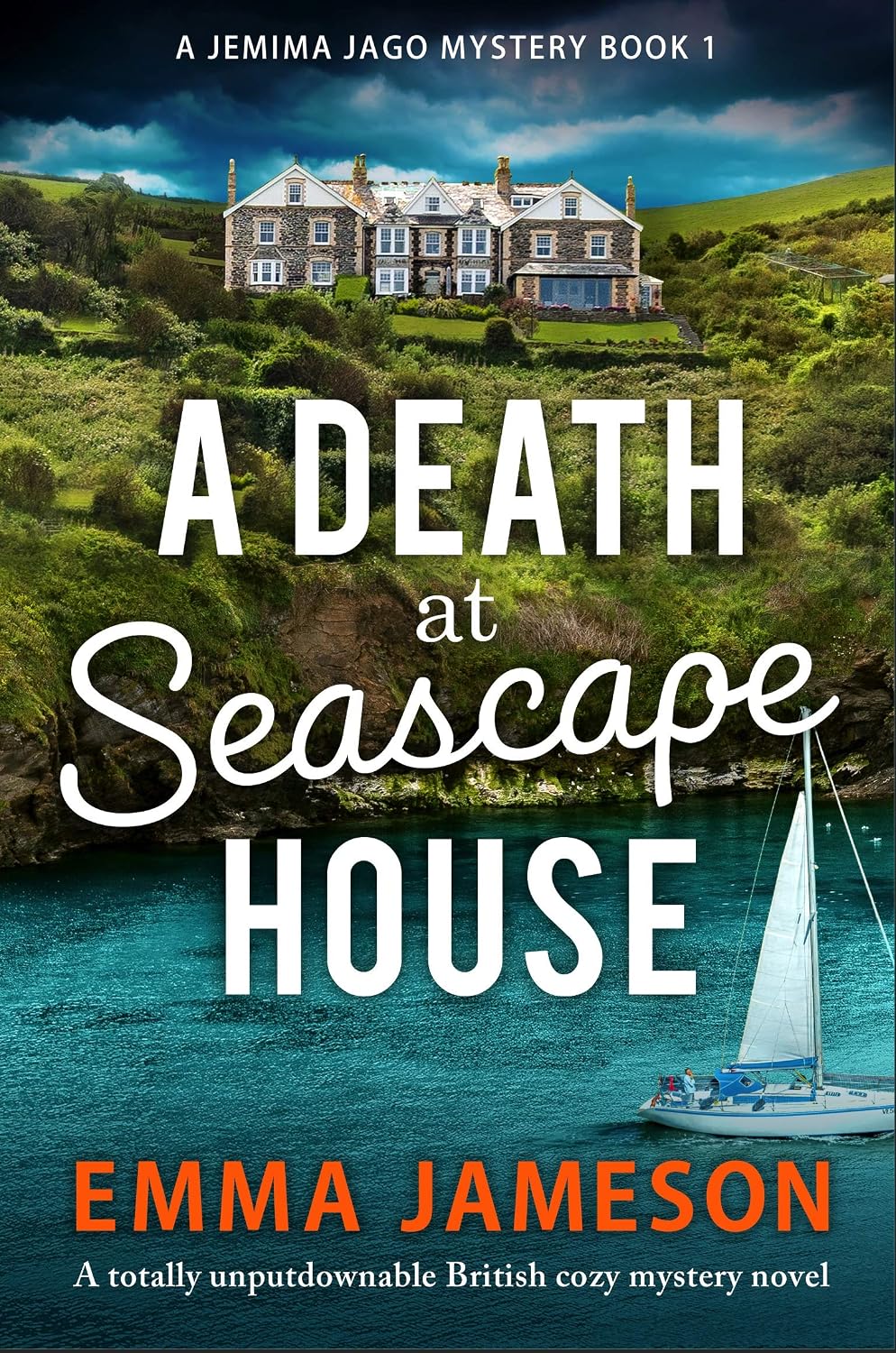A Death at Seascape House: A totally unputdownable British cozy mystery novel (A Jemima Jago Mystery Book 1) by Emma Jameson