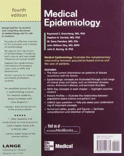 Medical Epidemiology (LANGE Basic Science) by Raymond Greenberg