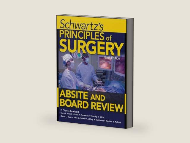 Schwartz's Principles of Surgery ABSITE and Board Review, Ninth Edition by F. Brunicardi