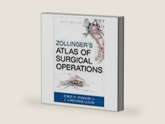 Zollinger's Atlas of Surgical Operations 4 Stars! by ZOLLINGER