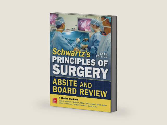 Schwartz's Principles of Surgery ABSITE and Board Review, 10/e by F. Charles Brunicardi
