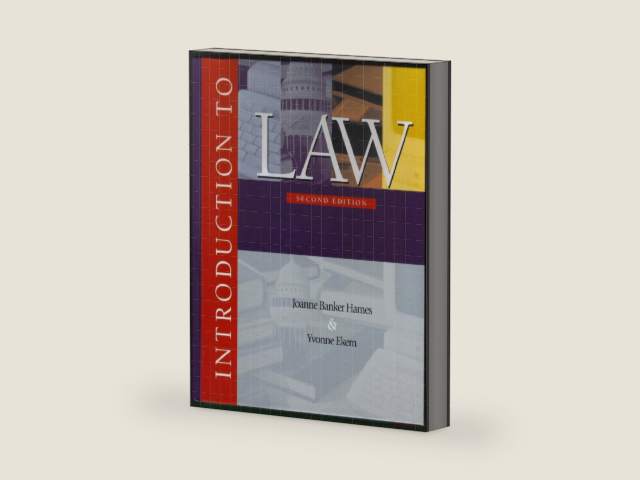 Introduction to Law (2nd Edition) by Joanne Banker Hames