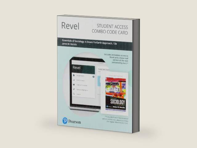 Essentials of Sociology: A Down-To-Earth Approach -- Revel + Print Combo Access Code by Jim Henslin