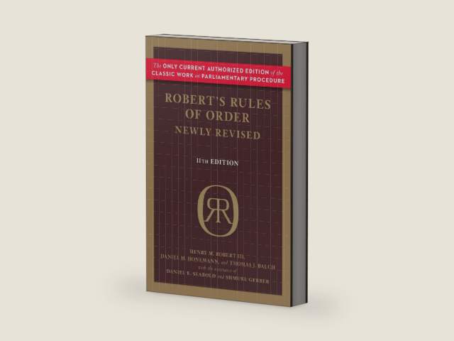 Robert's Rules of Order Newly Revised by Henry M. Robert III