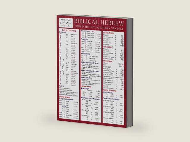 Biblical Hebrew Laminated Sheet (Zondervan Get an A! Study Guides) by Gary D. Pratico