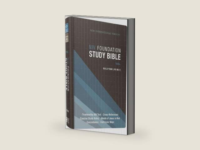 NIV, Foundation Study Bible, Hardcover, Red Letter by Zondervan