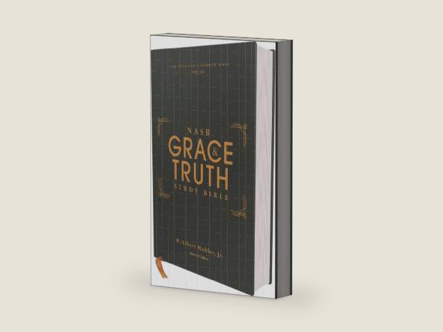 NASB, The Grace and Truth Study Bible (Trustworthy and Practical Insights), Hardcover, Green, Red Letter, 1995 Text, Comfort Print by Zondervan