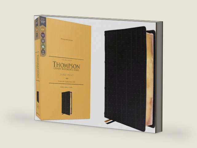 KJV, Thompson Chain-Reference Bible, Large Print, Genuine Leather, Cowhide, Black, Red Letter, Comfort Print by Zondervan