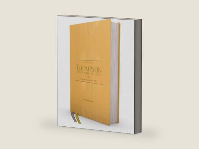 KJV, Thompson Chain-Reference Bible, Hardcover, Yellow Gold, Red Letter, Comfort Print by Zondervan