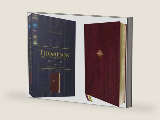 NIV, Thompson Chain-Reference Bible, Handy Size, Leathersoft, Burgundy, Red Letter, Comfort Print by Zondervan