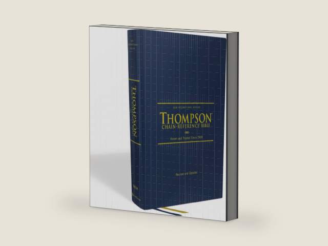 NIV, Thompson Chain-Reference Bible, Hardcover, Navy, Red Letter, Comfort Print by Zondervan