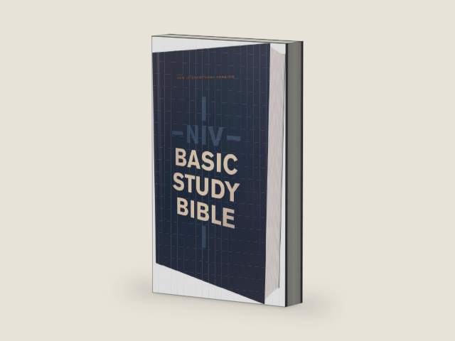 NIV, Basic Study Bible, Economy Edition, Paperback, Blue, Red Letter by Zondervan