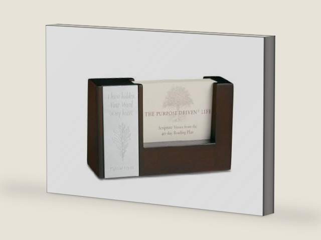 Purpose-Driven Life Scripture Keeper Plus With Cards by Rick Warren