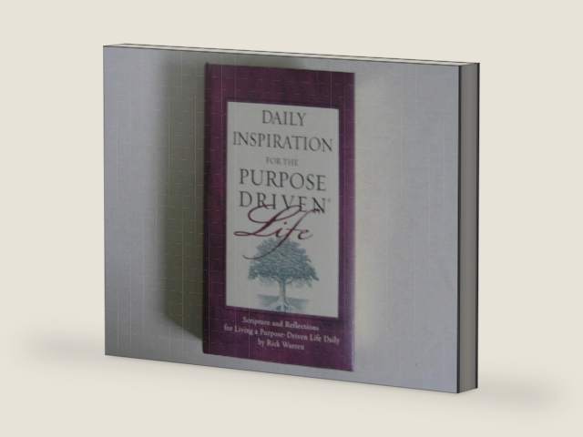 Daily Inspiration for the Purpose Driven® Life Padded HC Deluxe: Scripture and Reflections for Living a Purpose-Driven Life Daily by Rick Warren