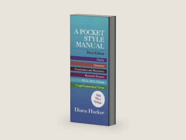 Pocket Style Manual: Updated With 2003 MLA Update by Diana Hacker