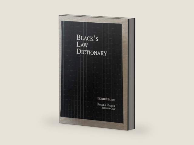 Black's Law Dictionary, 8th Edition by Bryan A. Garner
