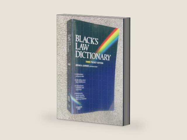 Black's Law Dictionary (Pocket), 3rd Edition by Bryan A. Garner