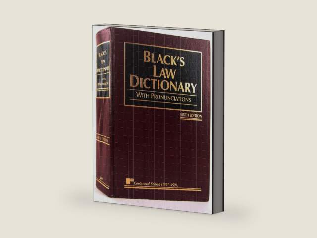 Black's Law Dictionary with Pronunciations, 6th Edition (Centennial Edition 1891-1991) by Henry Campbell Black