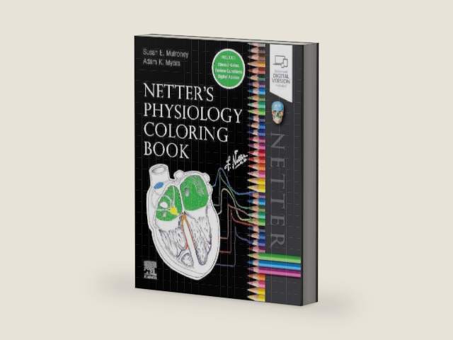 Netter's Physiology Coloring Book (Netter Basic Science) by Susan Mulroney PhD