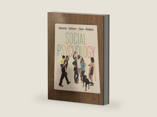 Social Psychology (Third Edition) by Thomas Gilovich