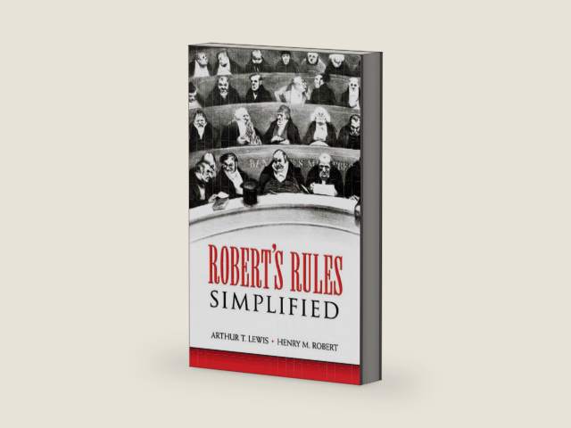 Robert's Rules Simplified by Arthur T. Lewis