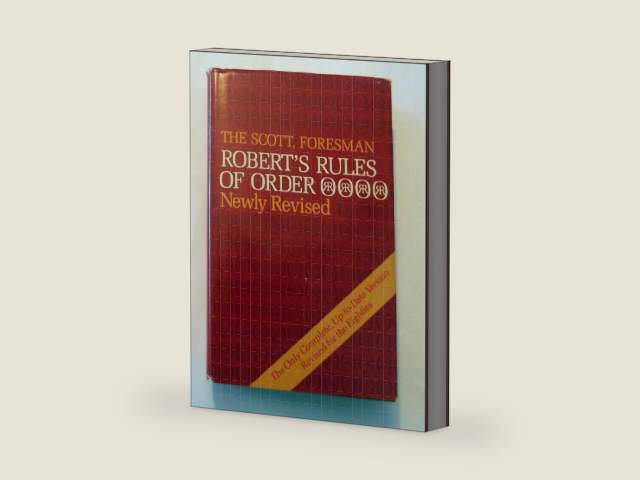 Robert's Rules of Order, Revised Edition by Henry M. Robert
