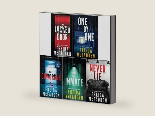 Freida McFadden 5 Books Collection Set (Never Lie, The Locked Door, The Coworker, The Inmate, One By One) by Freida McFadden