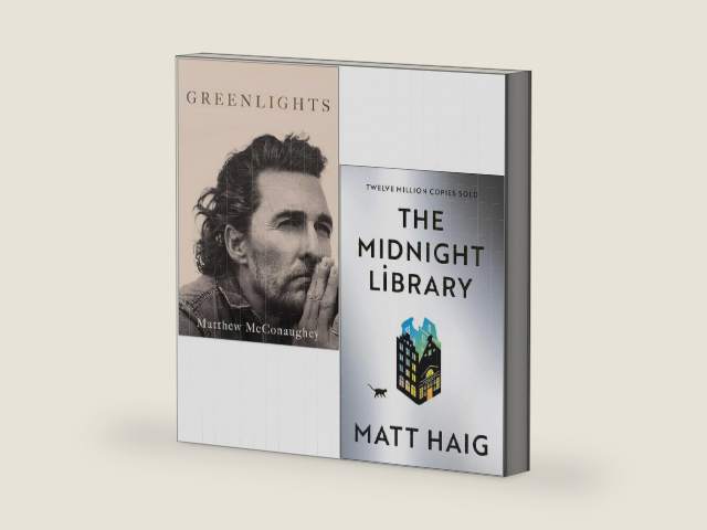 Greenlights by Matthew McConaughey and The Midnight Library by Matt Haig 2 Books Collection Set by Matthew McConaughey