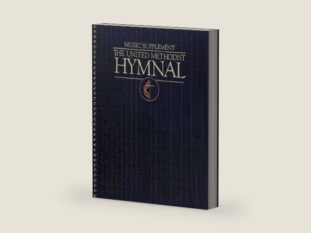 The United Methodist Hymnal Music Supplement Navy Blue Full Edition by Robert Bennett