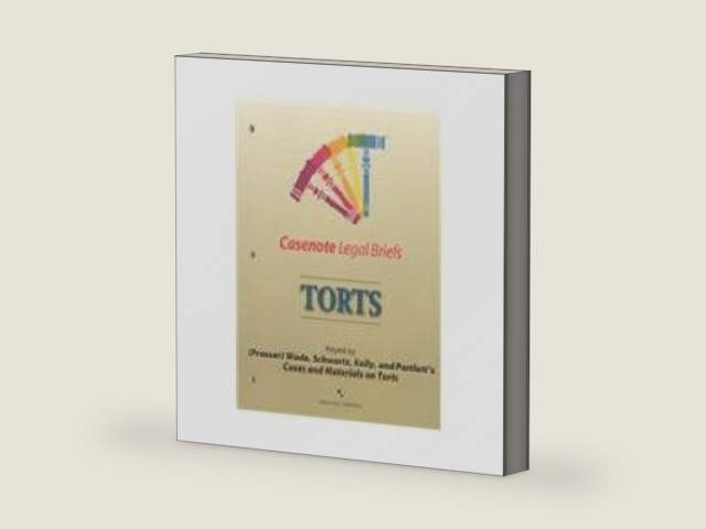 Torts by William Lloyd Prosser